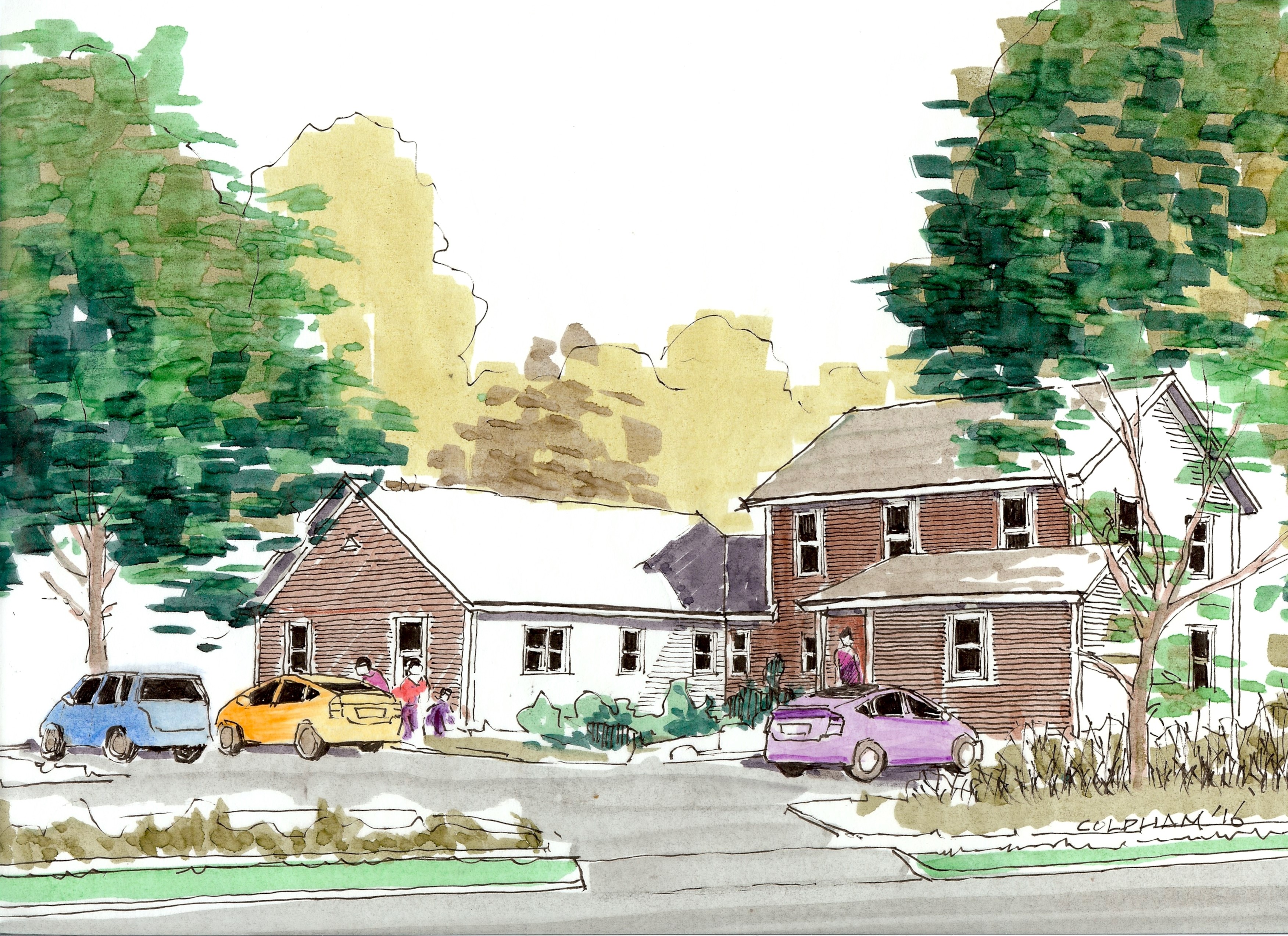 site rendering by Bruce Coldham